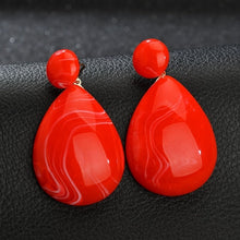 Load image into Gallery viewer, Bohemian Color Resin Water  Earrings