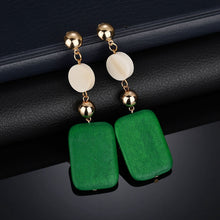 Load image into Gallery viewer, Retro Geometric Wooden Earringsle