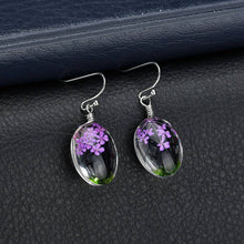 Load image into Gallery viewer, Glass Handmade Natural Earrings