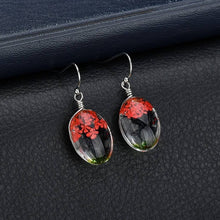 Load image into Gallery viewer, Glass Handmade Natural Earrings