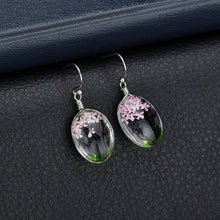 Load image into Gallery viewer, Glass Handmade Natural Earrings