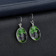 Load image into Gallery viewer, Glass Handmade Natural Earrings