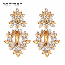 Load image into Gallery viewer, Cute Rhinestone Flower Earrings