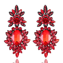 Load image into Gallery viewer, Cute Rhinestone Flower Earrings